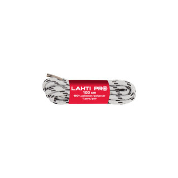 Lahti Pro Sznurowadła okrągłe szaro-czarne L904045P 10 PAR 150CM