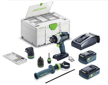 Festool Akumulatorowa wiertarko-wkrętarka udarowa TPC 18/4 5,0/4,0 I-Set QUADRIVE