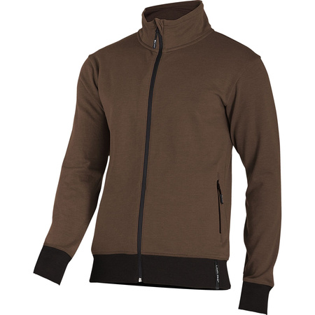 Lahti Pro Bluza z suwakiem brązowa rozmiar 2XL CE