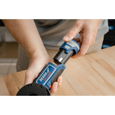 DEDRA MAUS Szlifierka kątowa akumulatorowa 12V 76mm 12000-19500 RPM