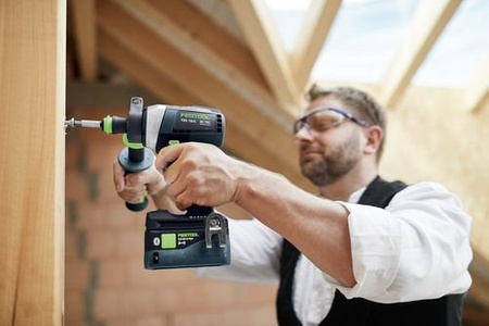 Festool Akumulatorowa wiertarko-wkrętarka TDC 18/4 5,0/4,0 I-Plus QUADRIVE