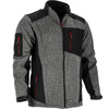 Lahti Pro Kurtka sweter wstawki soft szaro-czarna rozmiar 2XL CE
