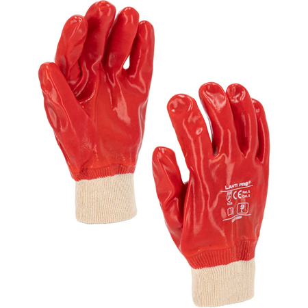 Lahti Pro Rękawice PVC czerwone L240110P rozmiar 10 CE
