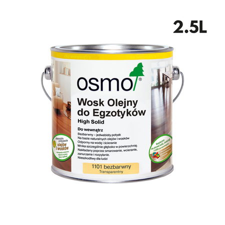 OSMO WOSK BEZBARWNY DO EGZOTYKÓW 2,5L