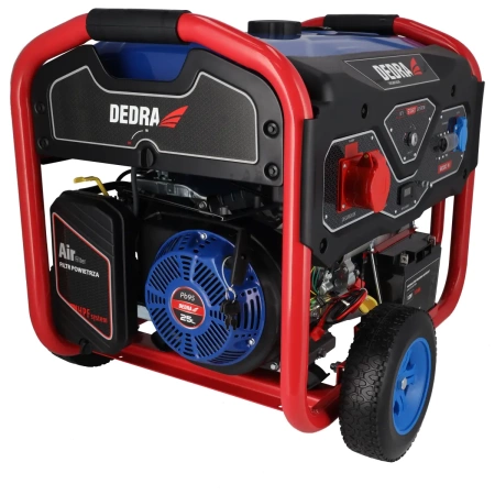 Agregat prądotwórczy, generator DEDRA DEGB9203K moc max. 8,3kW, 8000W, miedziane uzwojenie silnika, 1x400V, 1x230V