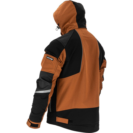 Lahti Pro Bluza stretch brązowo-czarna rozmiar 2XL CE