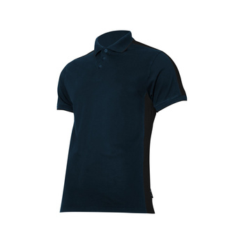Lahti Pro Koszulka polo gramatura 190g granatowo-czarna rozmiar M CE