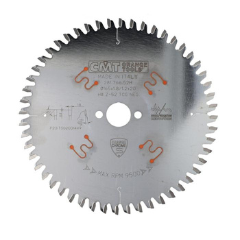 CMT Piła do kompozytów tarcza pilarska chromowana 165x20 mm 52Z 281.766.52H