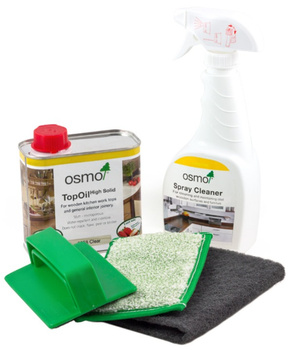 OSMO ZESTAW PIELĘGNCYJNY DO BLATÓW KUCHENNYCH I ROBOCZYCH TOP-OLEJ