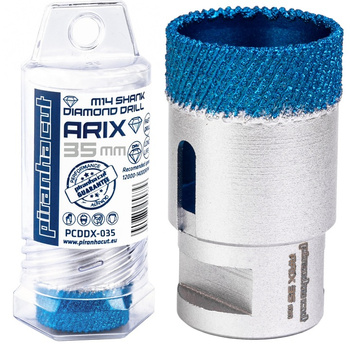 Piranhacut otwornica koronka do gresu 35mm