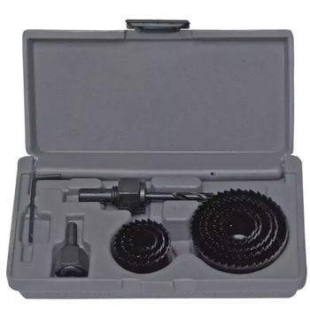 DEDRA Otwornice puszkowe do drewna,8szt.