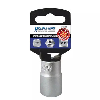 Hillen&Mohr Nasadka 12kąt 1/2" 11 mm z przywieszką