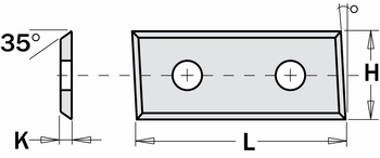3283127 Płytka HM- 28,3x12x1,5 mm MG064-ostrz MG06 - <5 LH