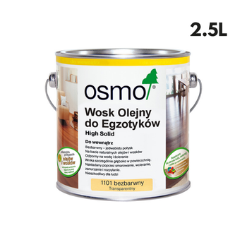 OSMO WOSK BEZBARWNY DO EGZOTYKÓW 2,5L