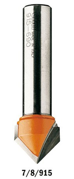 CMT Frez bruzdujący (90Â°) D-12,7mm I-12,7mm A-90Â° L-44,5mm S-8mm Typ.915