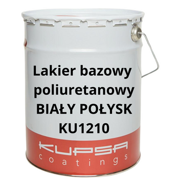 KUPSA KU1210 Lakier bazowy poliuretanowy baza BIAŁY POŁYSK 