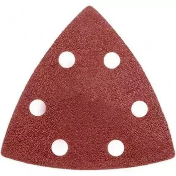 DEDRA Papier ścierny Delta 100gr, 80x80x80mm, rzep, kpl 5szt