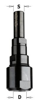 CMT Przedłużony uchwyt z tuleją S-12mm D3-12mm L-88mm Typ.796.002