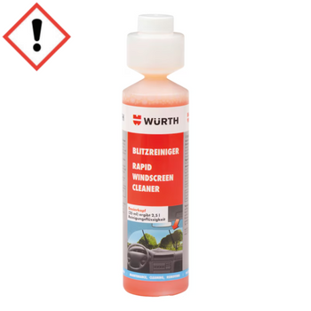 Wurth Płyn do spryskiwaczy Blitz TopDos 250 ml – Środek do szybkiego czyszczenia szyb (letni)