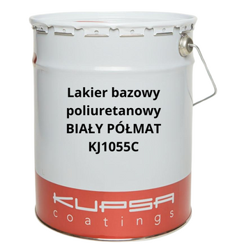 KUPSA KJ1055 Lakier bazowy poliuretanowy baza BIAŁY PÓŁMAT