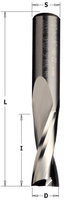 CMT Frez spiralny VHM- pozytyw D-6mm l-27mm L-70mm S-6mm Typ.191