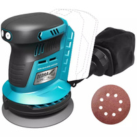 DEDRA Szlifierka mimośrodow aku 18V 125mm, bezszczotkowa