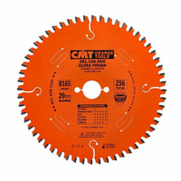 CMT Piła do laminatów laminatu i płyty wiórowej 165x20 mm 56Z 281.166.56H