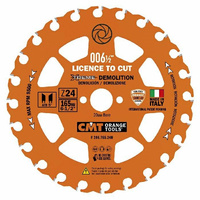 CMT Piła 165 mm tarcza do cięcia drewna z gwoździami 286.765.24H