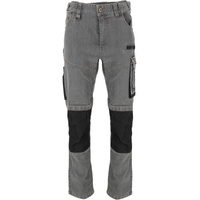 Lahti Pro Spodnie jeansowe szare stretch ze wzmocnieniem rozmiar 2XL CE