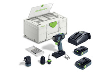 Festool Akumulatorowa wiertarko-wkrętarka TXS 18 C 3,0-Set
