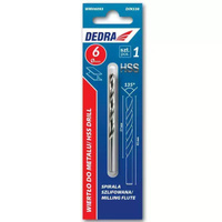 DEDRA Wiertło do metalu, HSS, Stal 4341, 135°, 9x125mm, 1szt