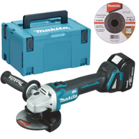 Makita Akumulatorowa szlifierka kątowa LXT 125mm 18V  DGA504ZJ