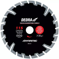 DEDRA Tarcza diamentowa TURBO S 115mm/22.2mm Dynamic