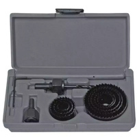 DEDRA Otwornice puszkowe do drewna,8szt.