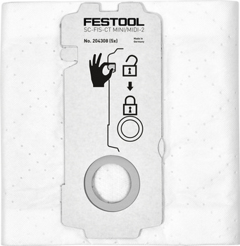Festool Worki Filtrujące  SELFCLEAN SC-FIS-CT MINI/MIDI-2/5/CT15 5sztuk
