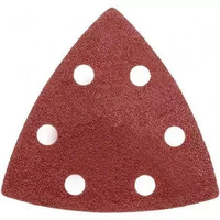 DEDRA Papier ścierny Delta 60gr, 80x80x80mm, rzep, kpl 5szt