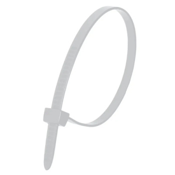 DEDRA Nylonowe opaski zaciskowe białe 3,6x200mm (100szt.)
