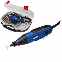 DEDRA Miniszlifierka 135W - zestaw z akcesoriami 215 szt, walizka