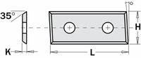 3283127 Płytka HM- 28,3x12x1,5 mm MG064-ostrz MG06 - <5 LH