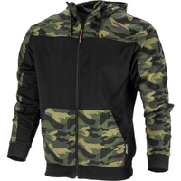 Lahti Pro Bluza z kapturem i suwakiem moro zielono-czarne rozmiar 2XL CE