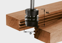 Festool Frez do materiałów klejonych HW S8 D34/NL32