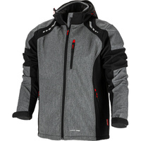 Lahti Pro Kurtka SOFTSHELL z kapturem szaro-czarno-czerwony rozmiar 3XL CE
