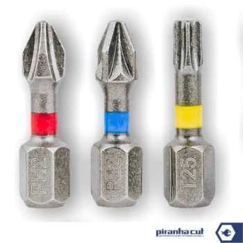 PiranhaCut Bit udarowy końcówka T15 Torx IMPACT 25mm