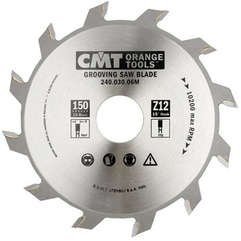 CMT Piła rowkująca 180mm(30) Z-18 K-5,0mm P-3,0mm Typ.240