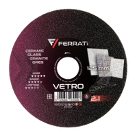 FERRATI Tarcza tnąca i szlifująca z nasypem diamentowym 2in1 125mm VETRO