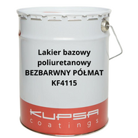 KUPSA KF4115 Lakier bazowy poliuretanowy PUR twardy na schody meble BEZBARWNY PÓŁMAT
