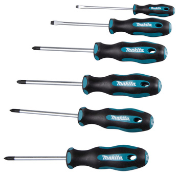 Makita Zestaw śrubokrętów PH1 / PH2 / PZ1 / PZ2 / SL4 / SL5,5