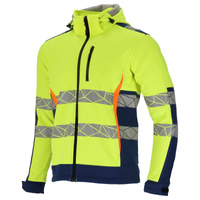 Lahti Pro Kurtka SOFTSHELL ostrzegawcza żółto-niebieska rozmiar 3XL CE